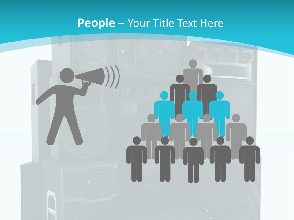 Old Amplifier Pattern PowerPoint Template