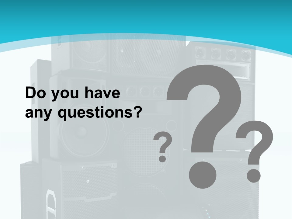 Old Amplifier Pattern PowerPoint Template