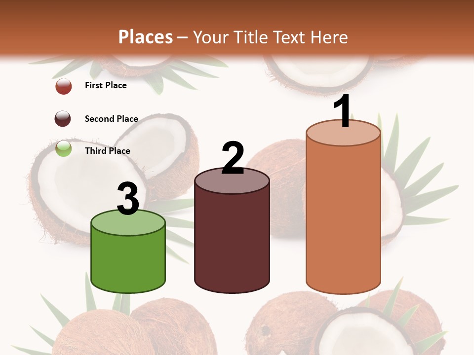 Leaf White Nut PowerPoint Template