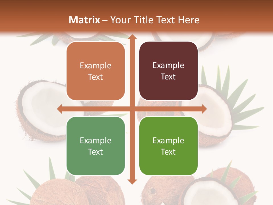 Leaf White Nut PowerPoint Template