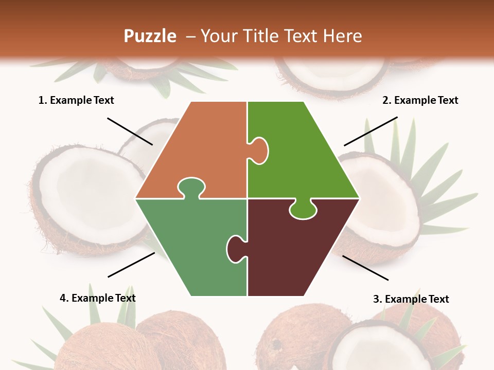 Leaf White Nut PowerPoint Template