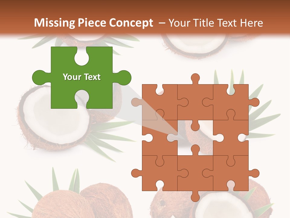 Leaf White Nut PowerPoint Template