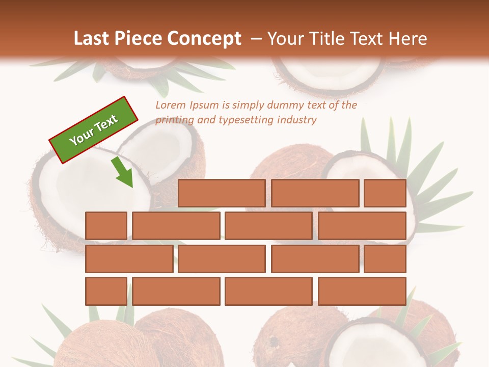 Leaf White Nut PowerPoint Template