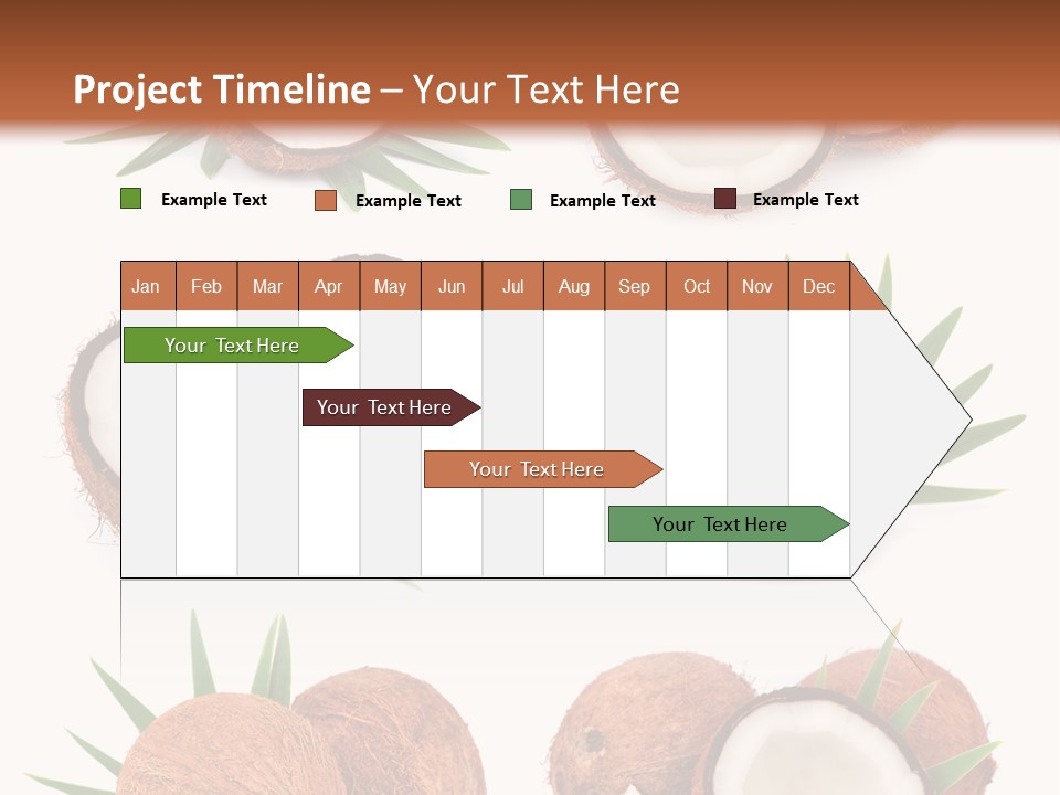 Leaf White Nut PowerPoint Template