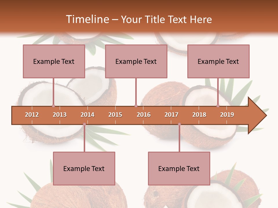Leaf White Nut PowerPoint Template