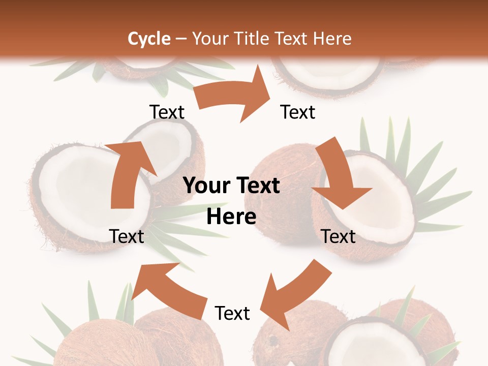 Leaf White Nut PowerPoint Template