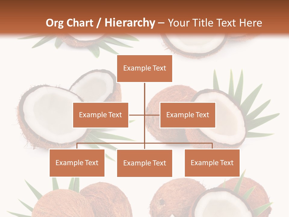Leaf White Nut PowerPoint Template