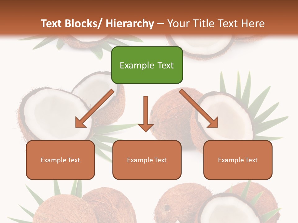 Leaf White Nut PowerPoint Template