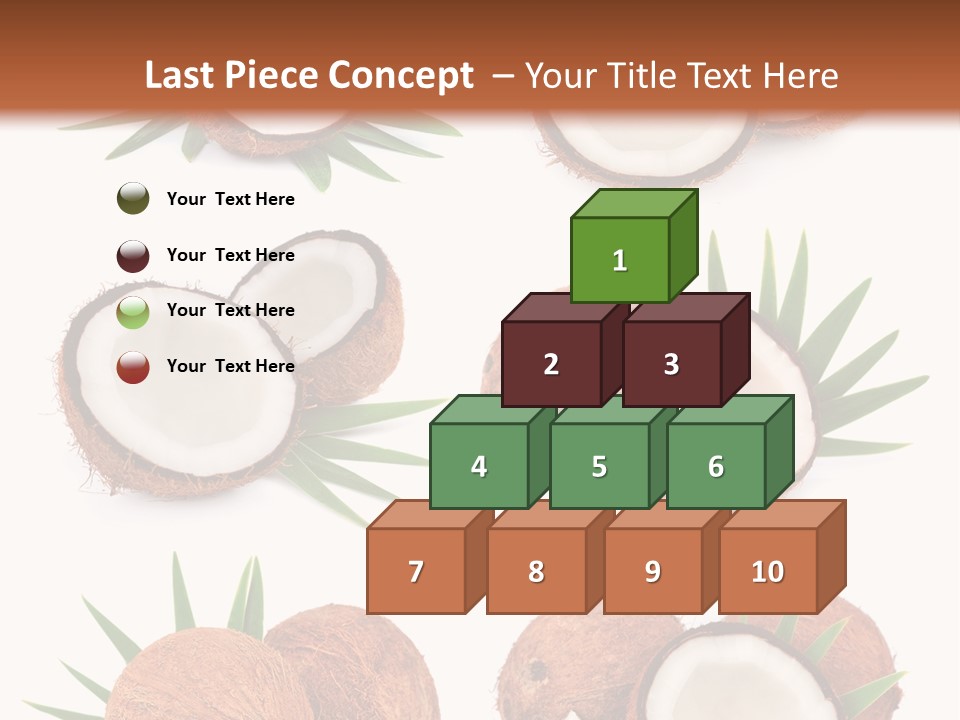 Leaf White Nut PowerPoint Template