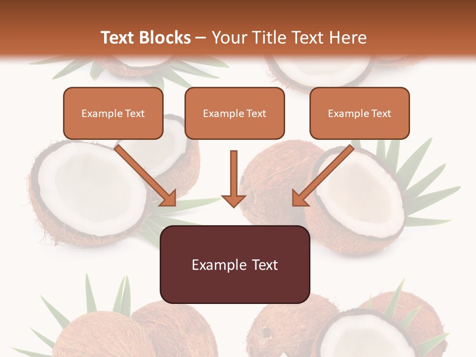 Leaf White Nut PowerPoint Template