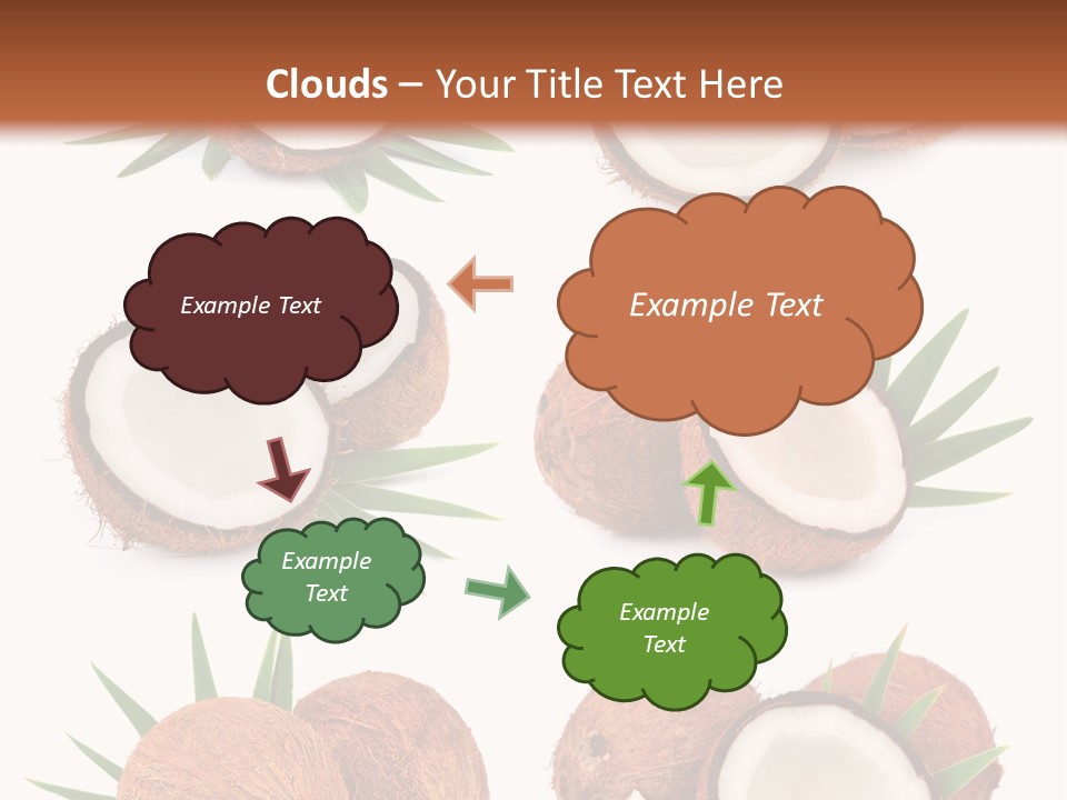 Leaf White Nut PowerPoint Template