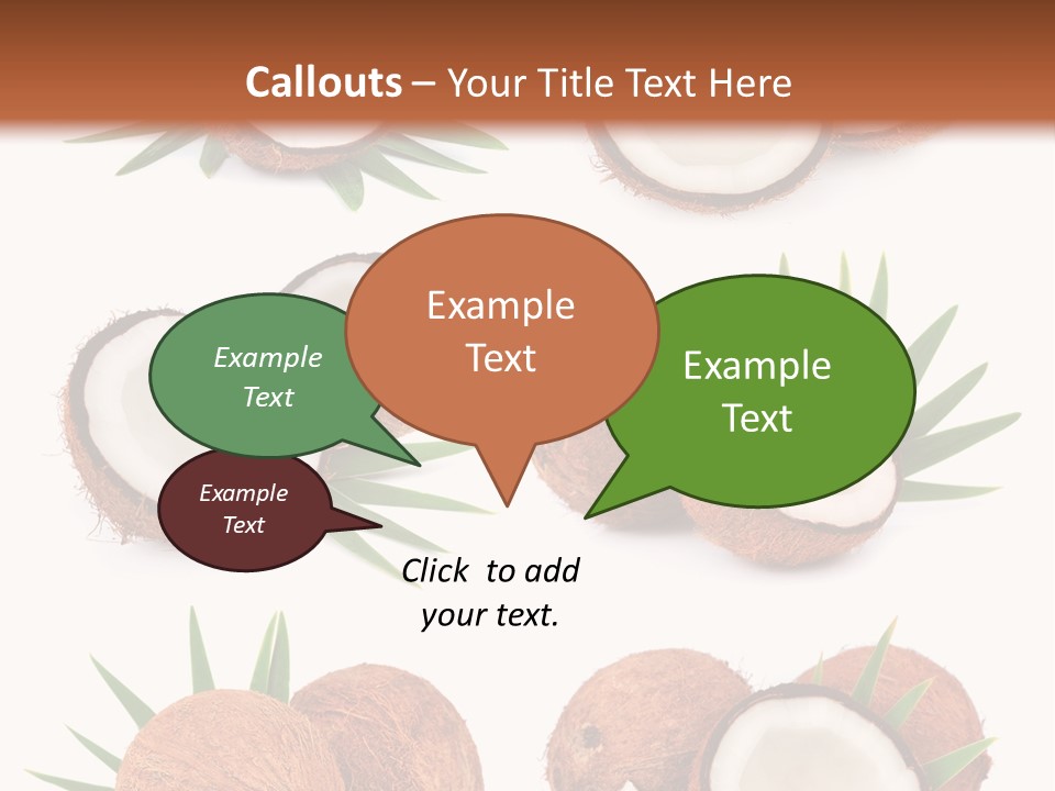 Leaf White Nut PowerPoint Template