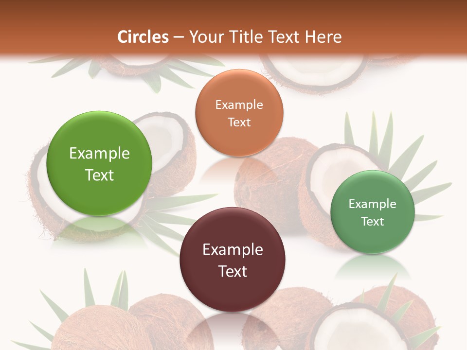 Leaf White Nut PowerPoint Template