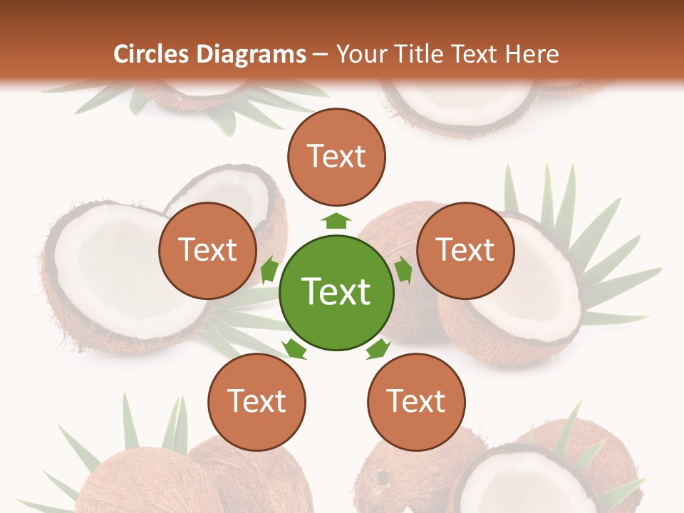 Leaf White Nut PowerPoint Template