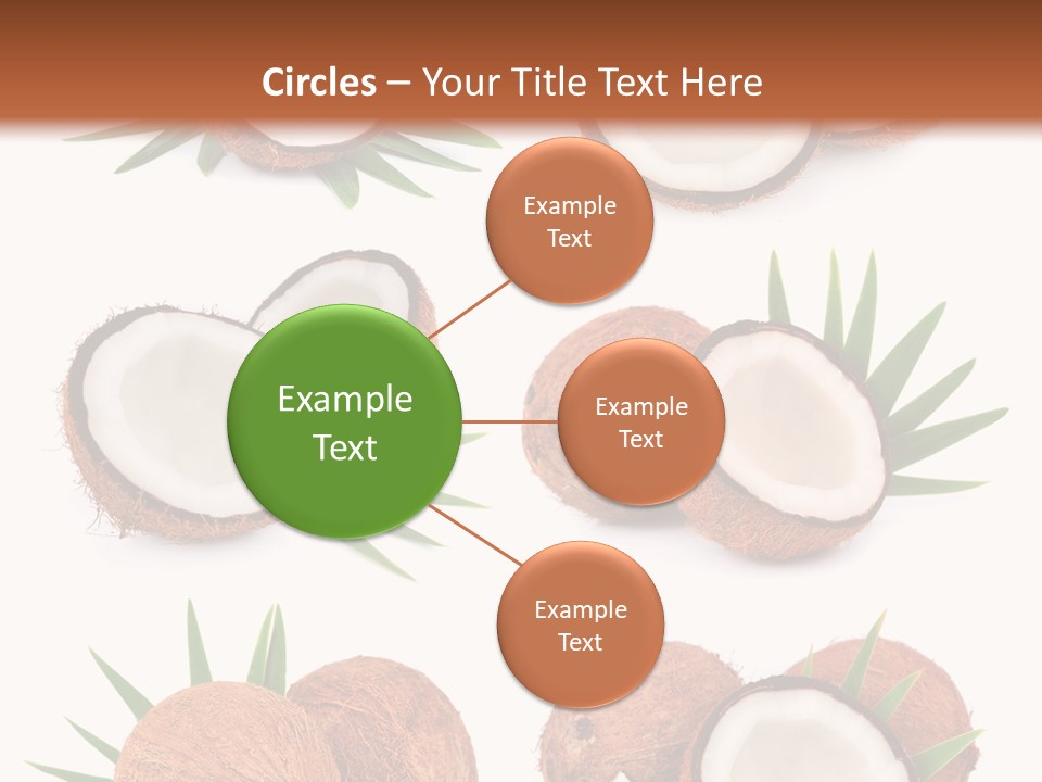 Leaf White Nut PowerPoint Template