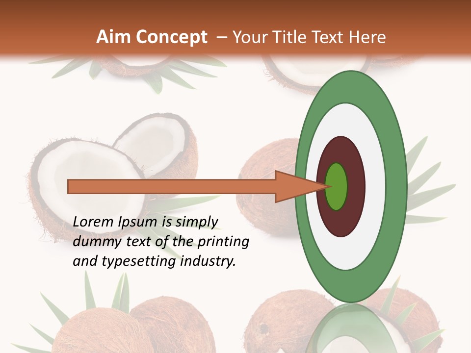 Leaf White Nut PowerPoint Template