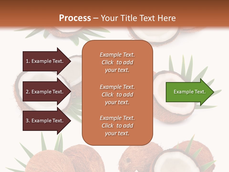 Leaf White Nut PowerPoint Template