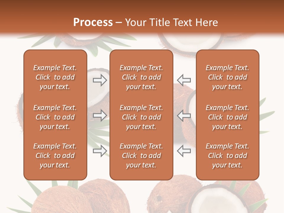 Leaf White Nut PowerPoint Template