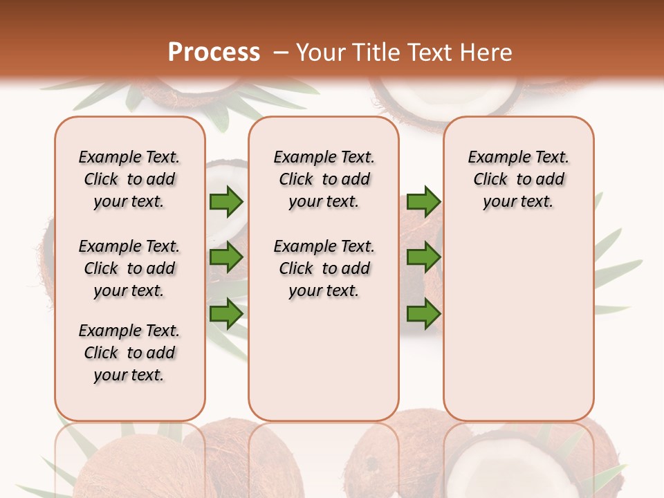 Leaf White Nut PowerPoint Template