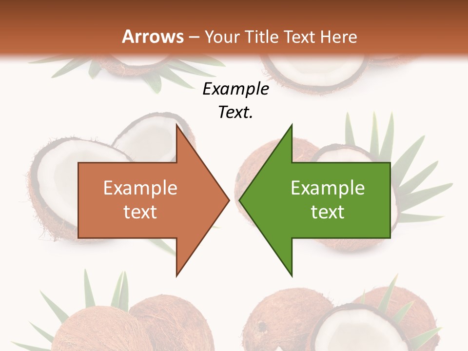 Leaf White Nut PowerPoint Template