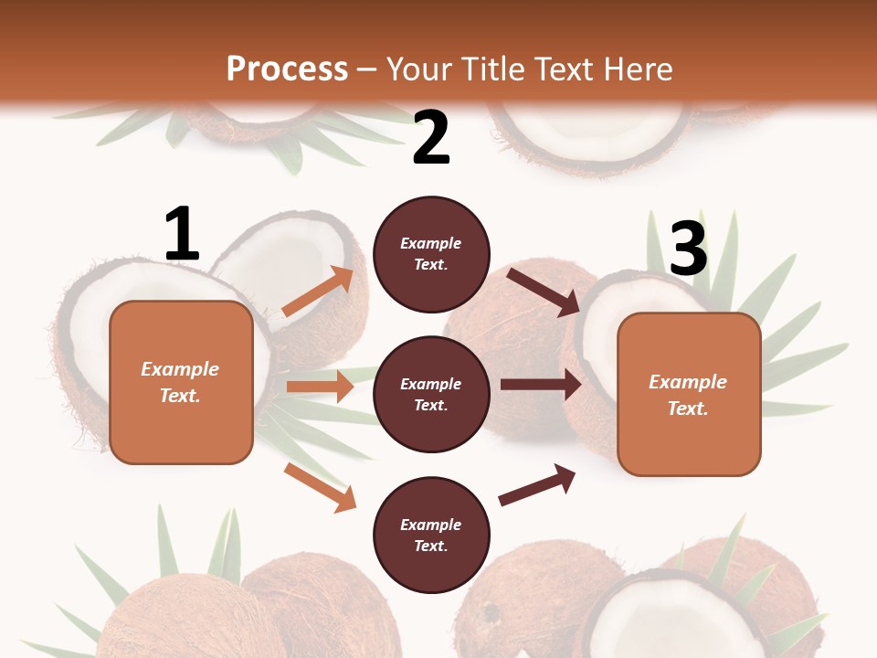 Leaf White Nut PowerPoint Template