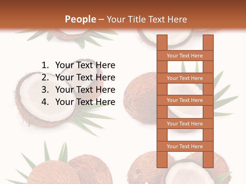 Leaf White Nut PowerPoint Template