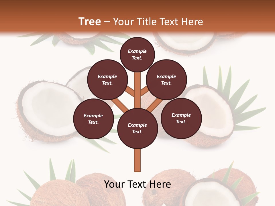 Leaf White Nut PowerPoint Template
