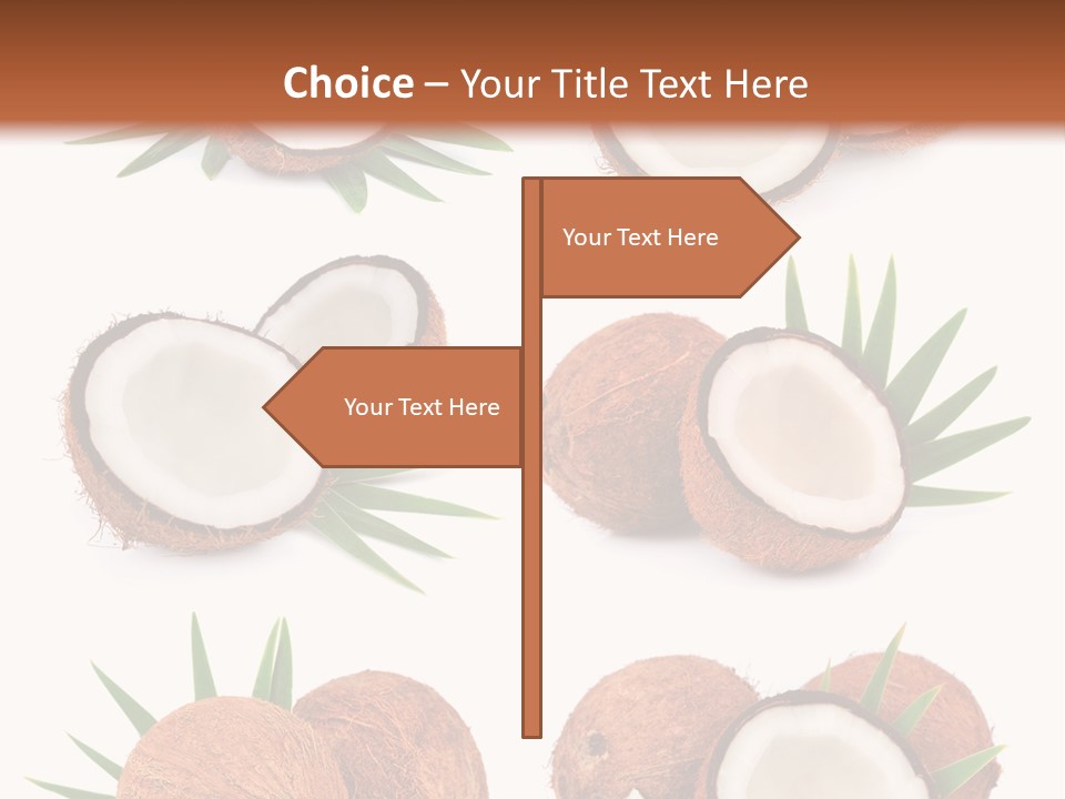 Leaf White Nut PowerPoint Template
