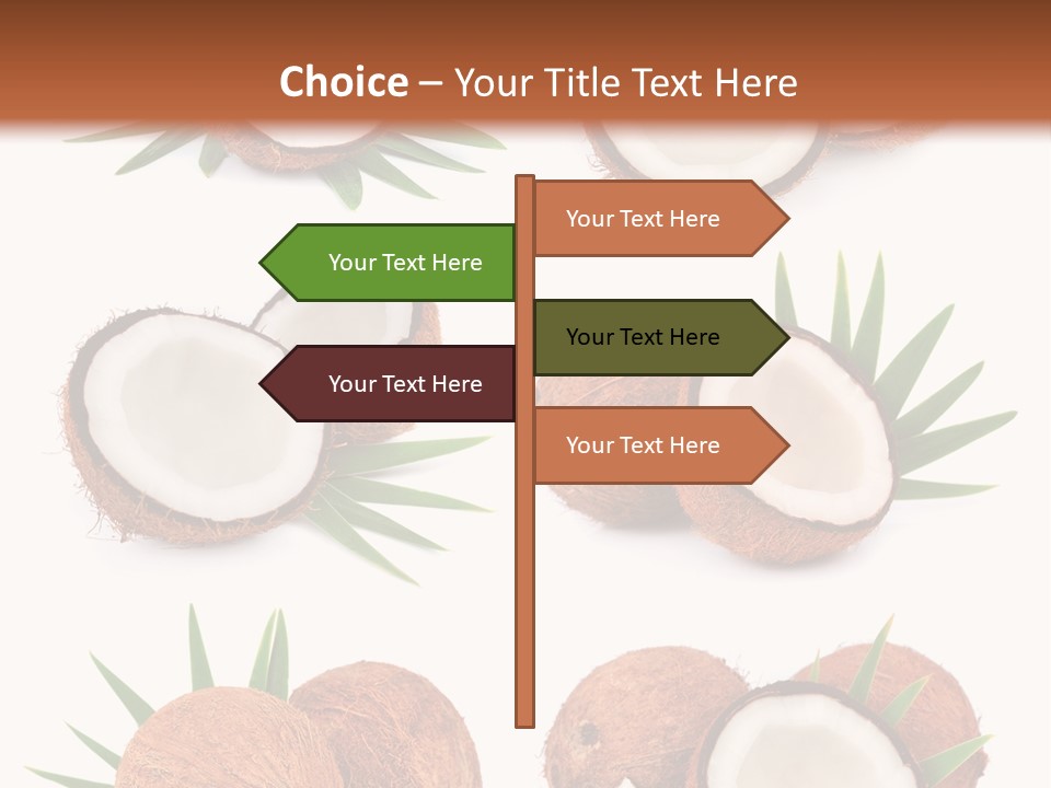 Leaf White Nut PowerPoint Template