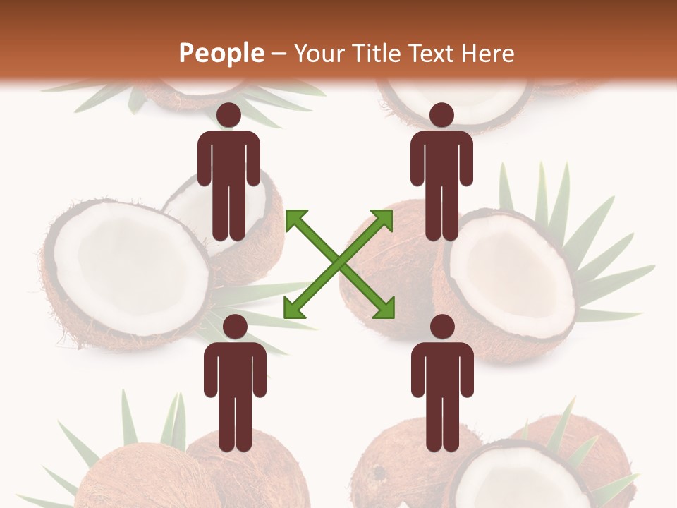 Leaf White Nut PowerPoint Template