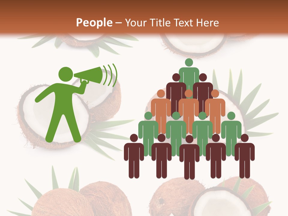 Leaf White Nut PowerPoint Template