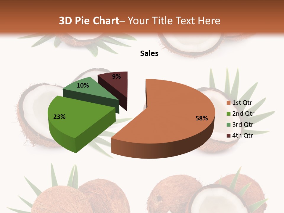 Leaf White Nut PowerPoint Template