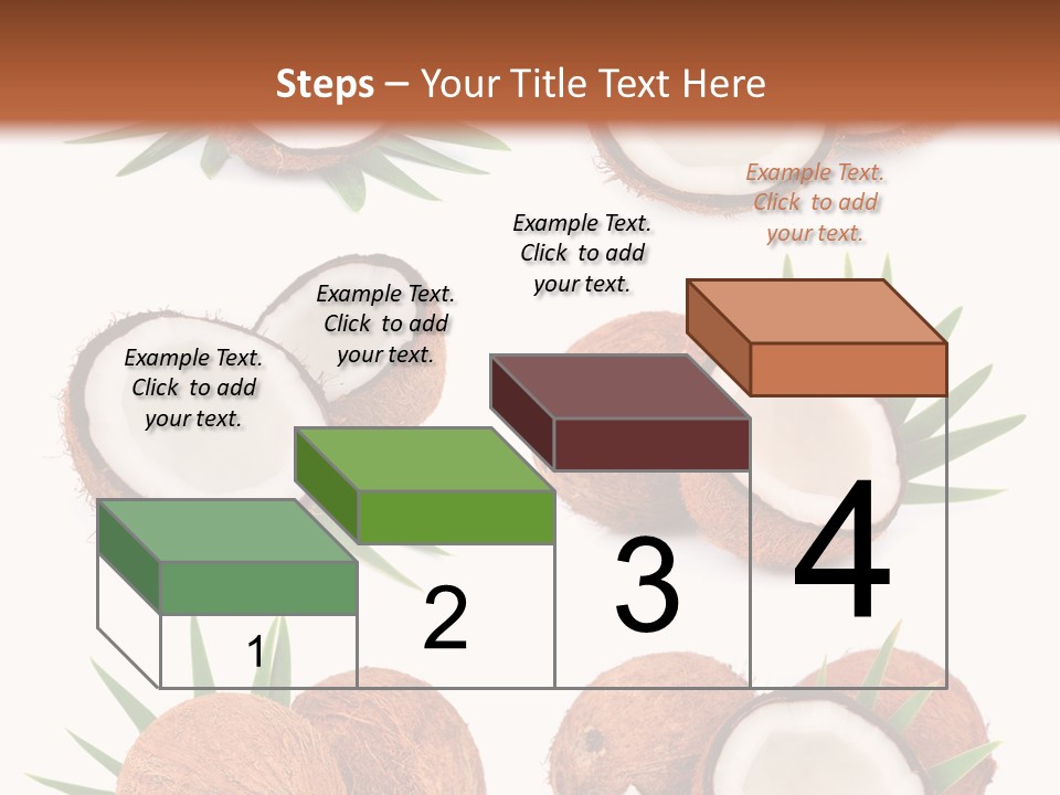 Leaf White Nut PowerPoint Template