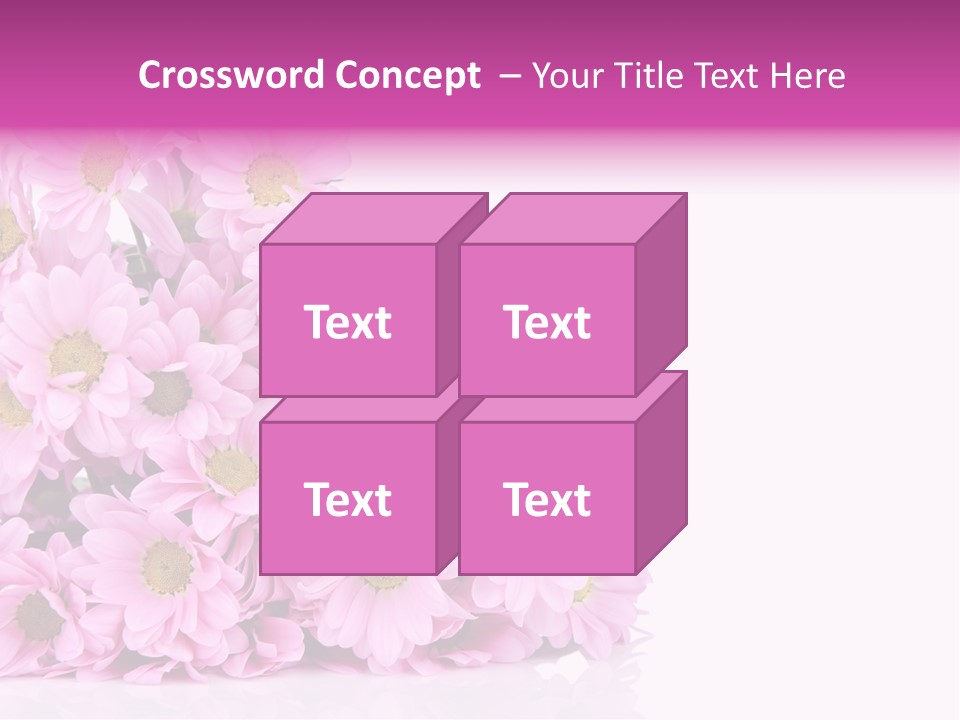 Colorful Greeting Pink PowerPoint Template