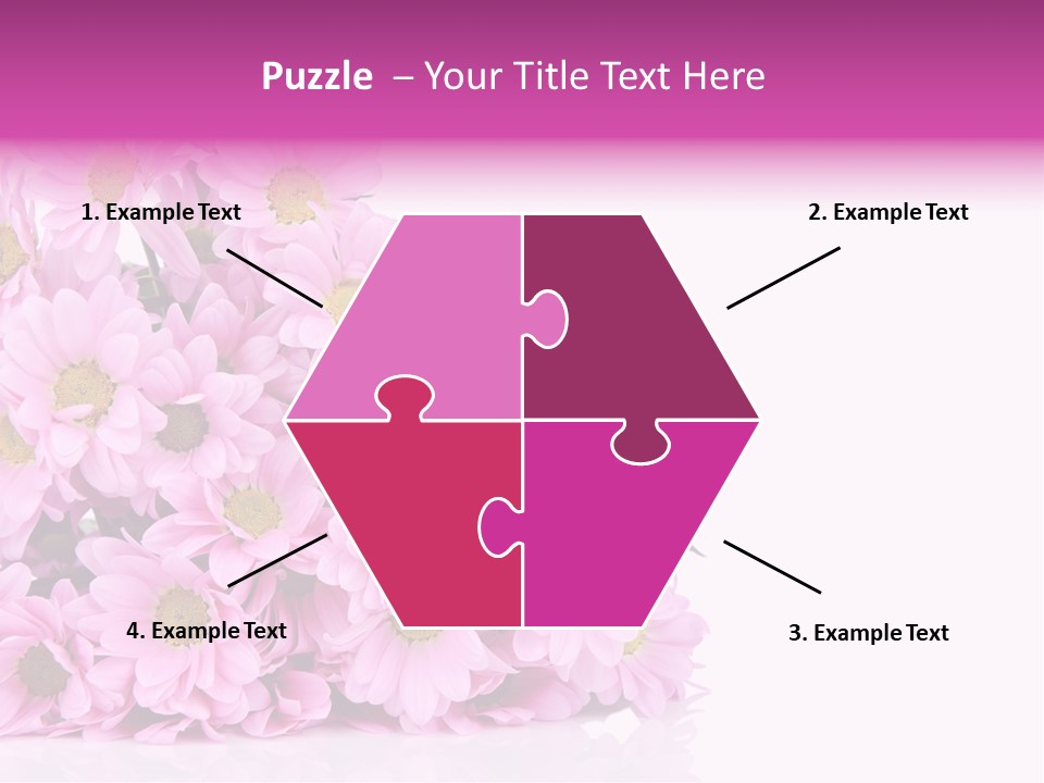 Colorful Greeting Pink PowerPoint Template