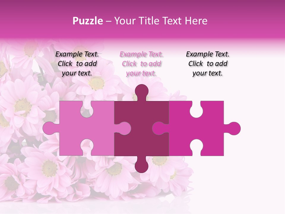 Colorful Greeting Pink PowerPoint Template