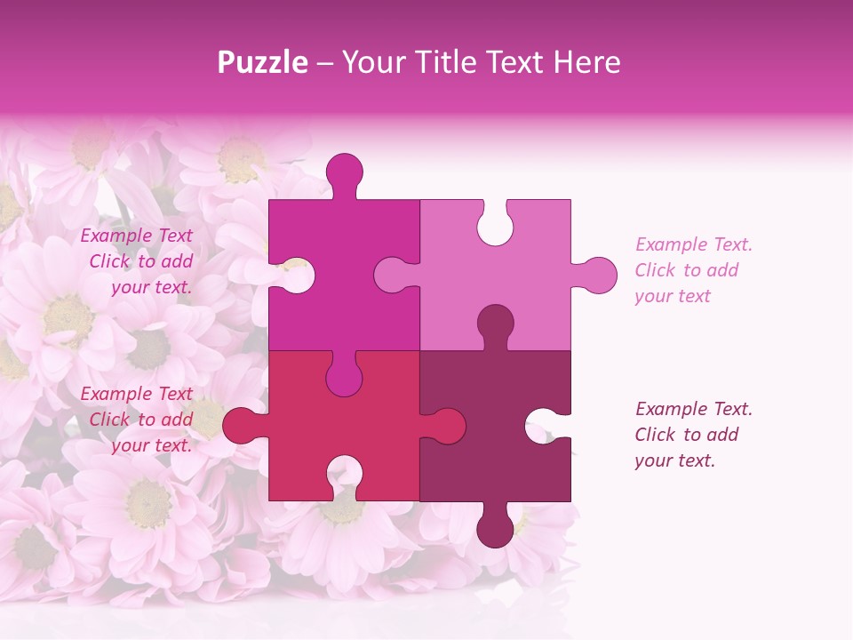 Colorful Greeting Pink PowerPoint Template