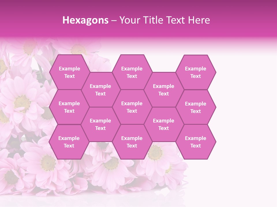 Colorful Greeting Pink PowerPoint Template
