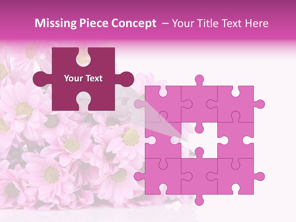 Colorful Greeting Pink PowerPoint Template