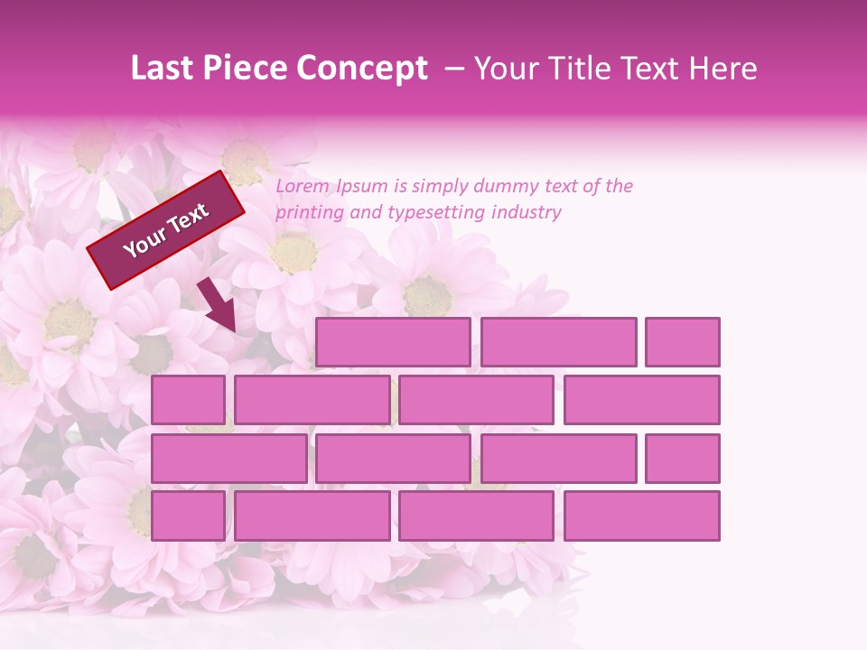 Colorful Greeting Pink PowerPoint Template