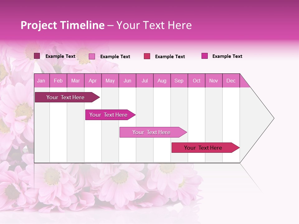 Colorful Greeting Pink PowerPoint Template