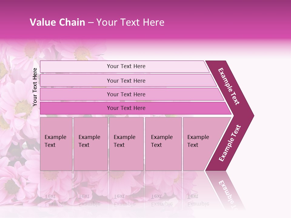 Colorful Greeting Pink PowerPoint Template