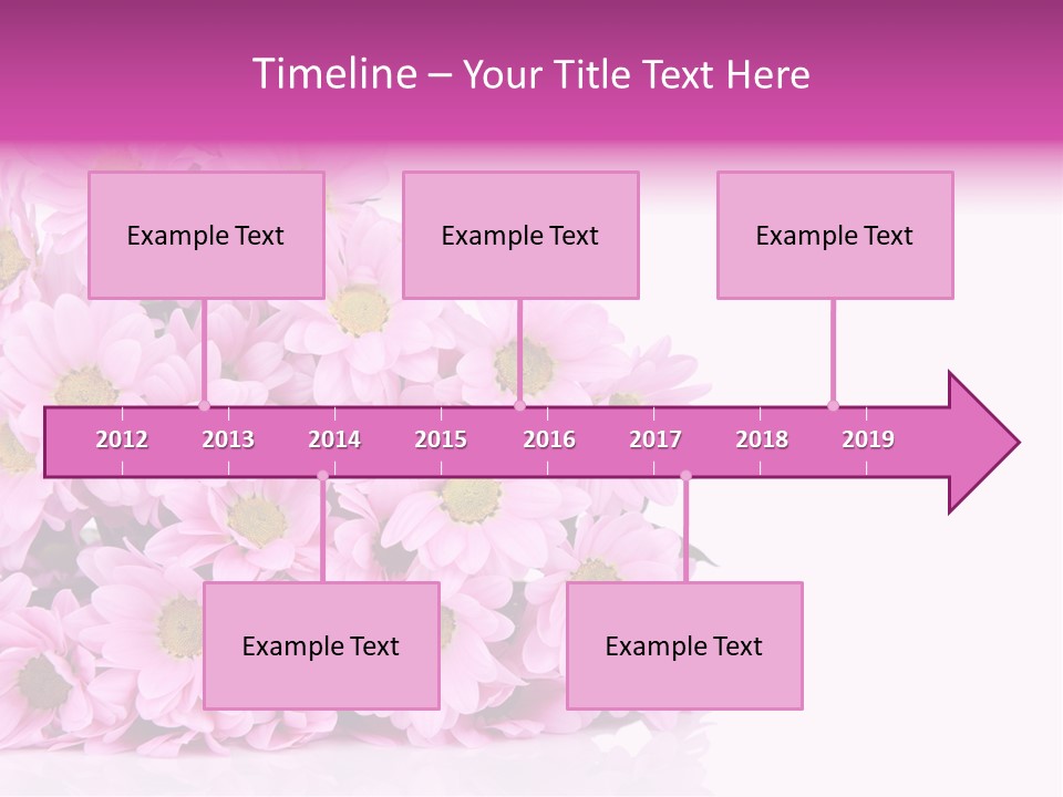 Colorful Greeting Pink PowerPoint Template