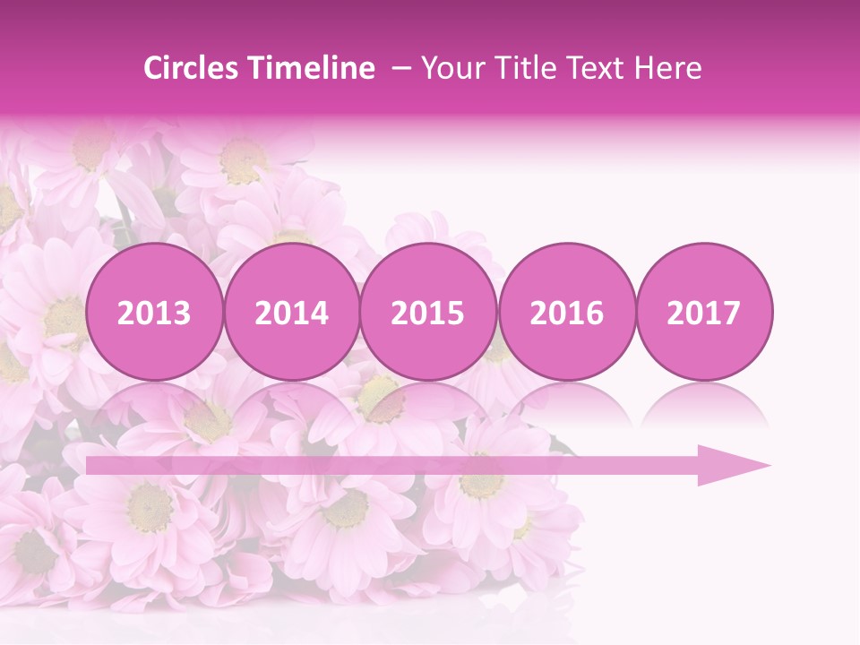 Colorful Greeting Pink PowerPoint Template
