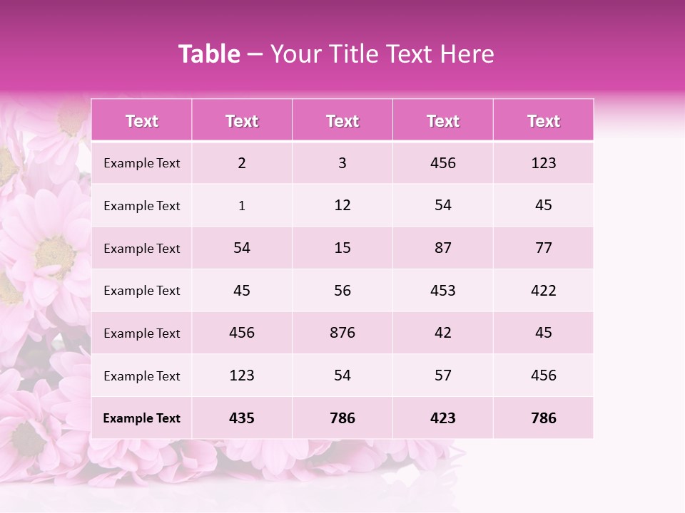 Colorful Greeting Pink PowerPoint Template