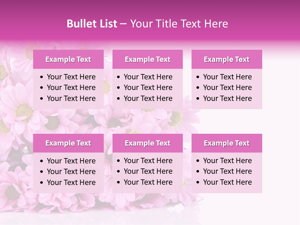 Colorful Greeting Pink PowerPoint Template