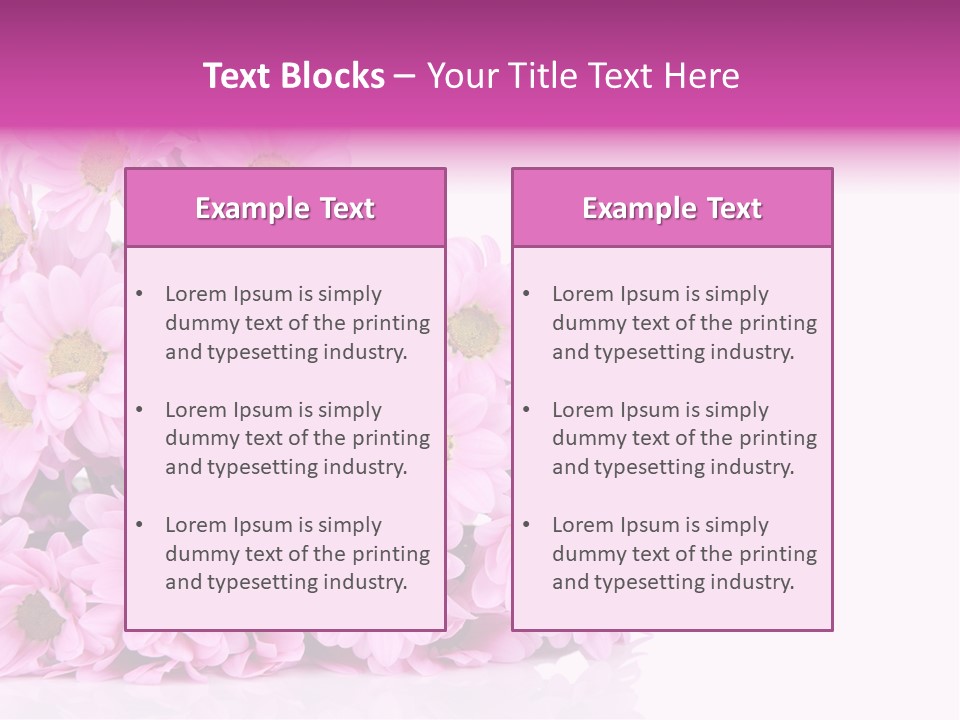 Colorful Greeting Pink PowerPoint Template