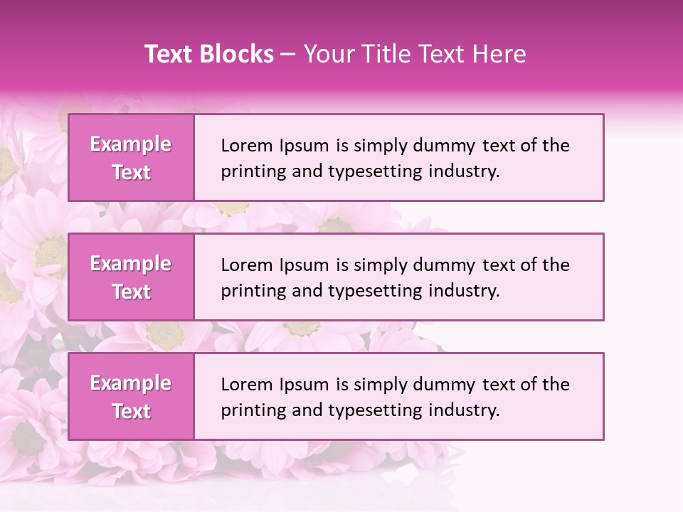 Colorful Greeting Pink PowerPoint Template