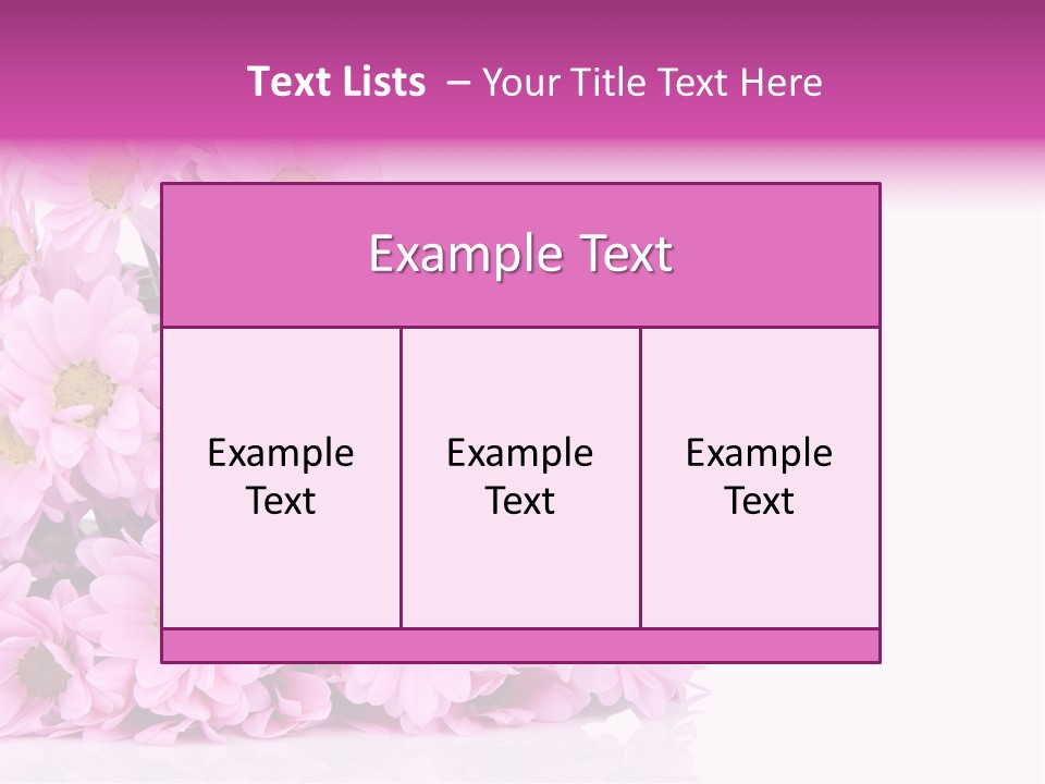 Colorful Greeting Pink PowerPoint Template