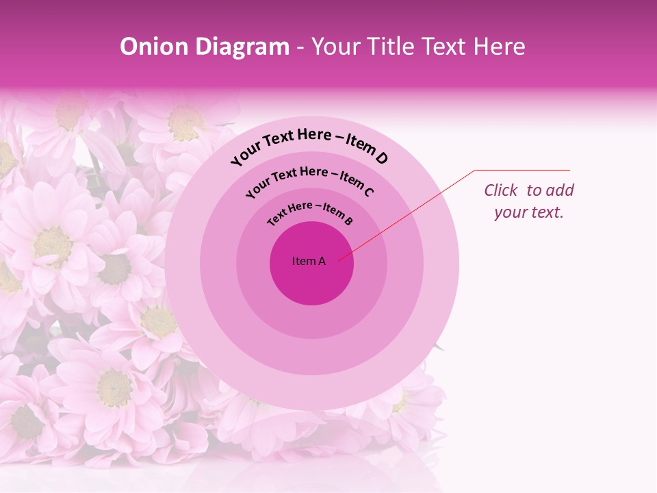 Colorful Greeting Pink PowerPoint Template